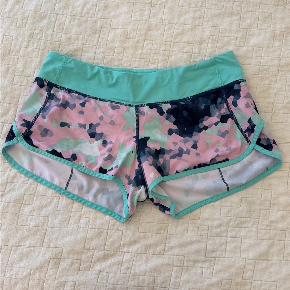 Colorful Patterned Athletic Shorts